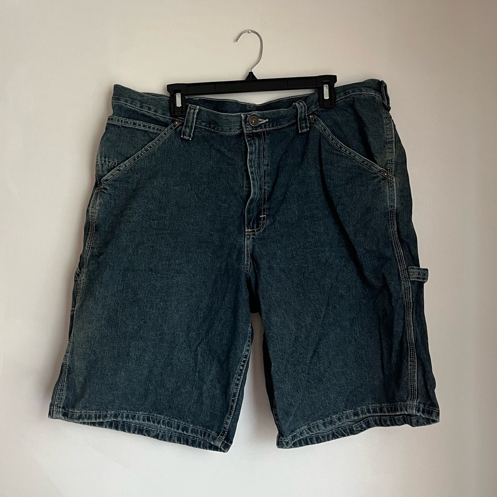 Lee Dark Blue Jean Shorts for Men